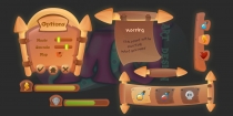 2D Game Adventure Cartoon GUI Screenshot 1