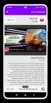My Single Live TV Android App with Admin Panel Screenshot 12
